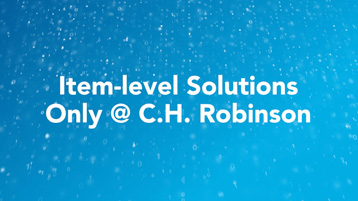 Item level solutions from C.H. Robinson