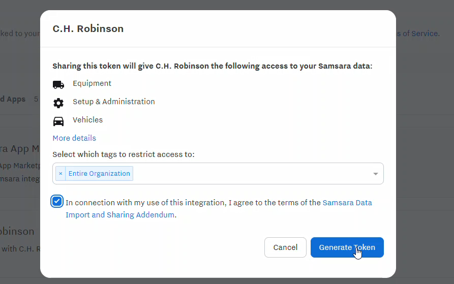 Image of omnitracs ELD integration